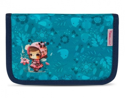 Tolltartó, klapnis, cipzáras, BELMIL "Cute Owl", kék, bagoly