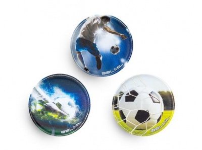 Matrica, tépőzáras, Classy Plus táskához, BELMIL "Football", foci