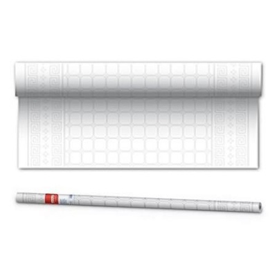 Asztalterítő, papír, tekercses, 1,2x7m, FATO "Smart Table", fehér