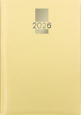 Naptár, tervező, A5, heti, DAYLINER, "MyPastel", sárga