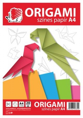 Origami papír, A4, ICO "Süni", 20 lap