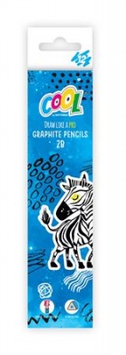 Grafitceruza, 2B, háromszögletű, COOL BY VICTORIA