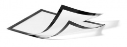 Infokeret, A4, mágneses, DURABLE "DURAFRAME® MAGNETIC PLUS", fekete