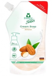 Folyékony szappan utántöltő, 0,5 l, FROSCH, mandulatej
