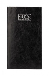 Zsebnaptár, álló elrendezésű, VICTORIA OFFICE "Chrono", fekete (2026 évi)