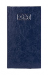 Zsebnaptár, álló elrendezésű, VICTORIA OFFICE "Chrono", kék (2026 évi)